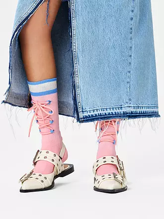 HAPPY SOCKS | Damen Socken LACE SNEAKER SOCK 36-40 light pink | 